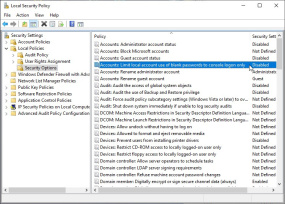 Üres jelszó mezők engedélyezése konzol bejelentkezésnél - 01