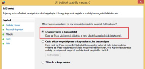 Tűzfal beállítása - 5